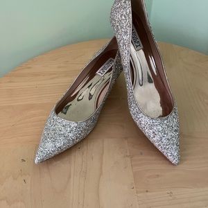 Badgley Mischka sparkle heels